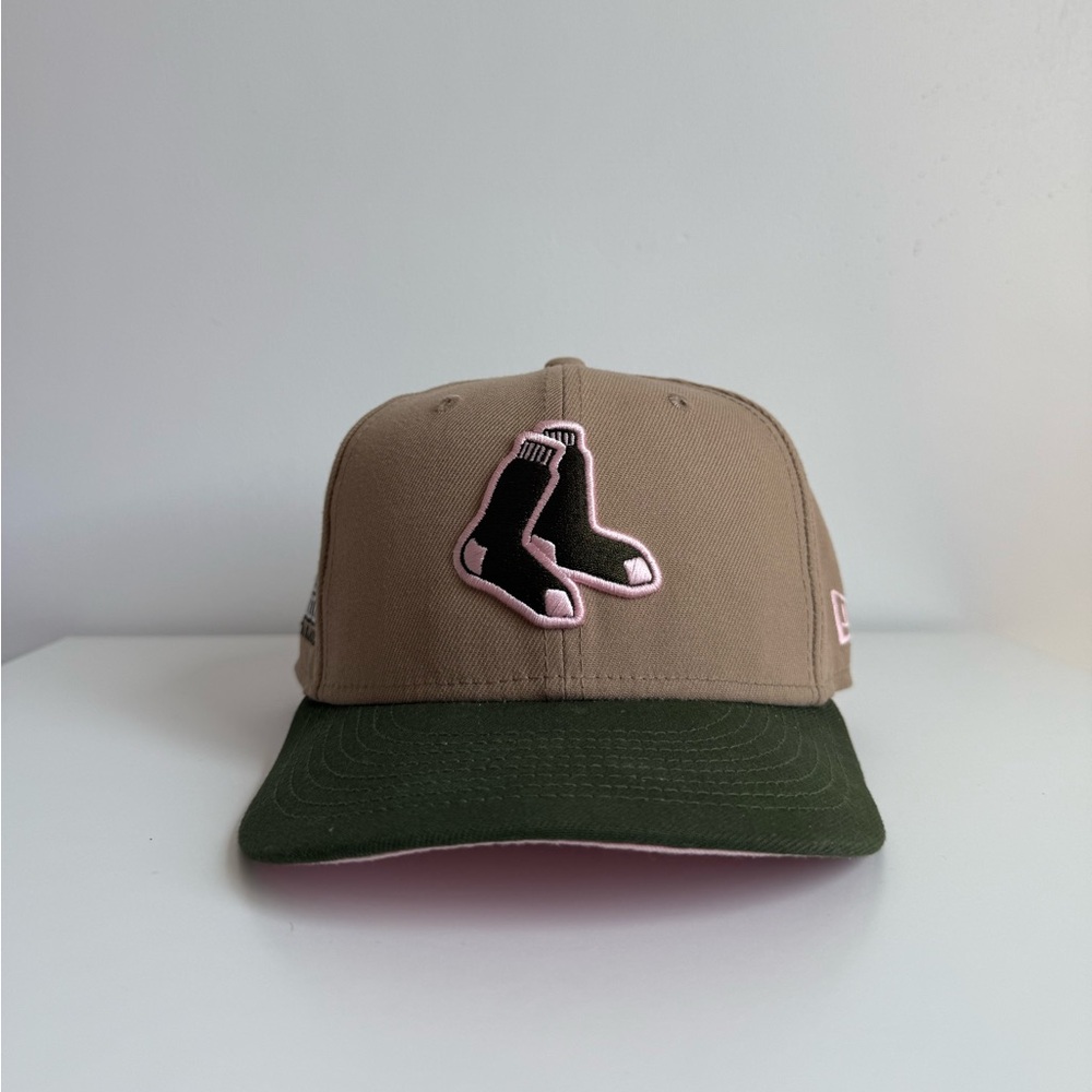 Tan New Era Fitted Baseball Cap